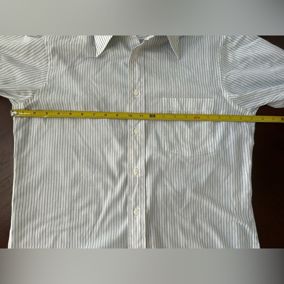 Dior Men's White Striped Button Down Shirt - Picture 6 of 10